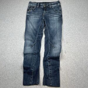 G Star Raw Jeans Mens 30x30 Blue ARC 3D Slim Whiskers Grunge Biker‎ Moto Y2K
